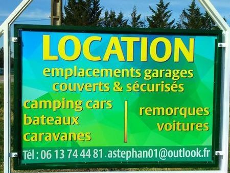 location emplacement hivernage gardiennage véhicule bateau camping-car