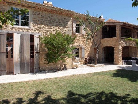 mas en pierre restauré avec piscine et vignes belle vue à vendre drôme provençale. (3)
