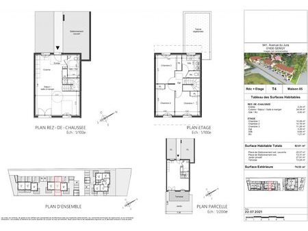 vente maison 4 pièces 82.61 m² à sergy (01630)
