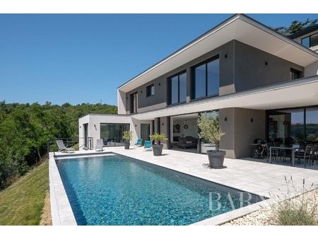 seyssuel - villa d'architecte de 223 m² - 4 chambres - jardin de 1139 m² - piscine seyssue