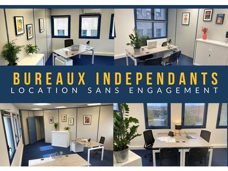 bureaux flexibles indépendants sans engagement en formule tout inclus - 9 à 24 m2 - parc d