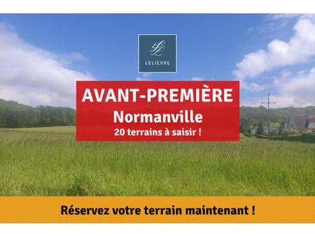 vente terrain à normanville (27930) : à vendre / 356m² normanville