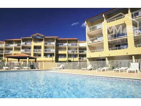 location appartement pour les vacances 3 pièces 37 m² valras-plage (34350)