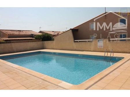 location maison pour les vacances 3 pièces 30 m² valras-plage (34350)