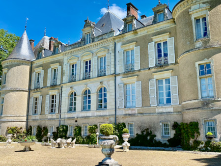 château en vente à tours : magnifique propriété  château historique xv-xix  de 1600m2 env.