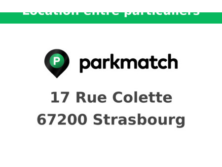location parking strasbourg (67200)