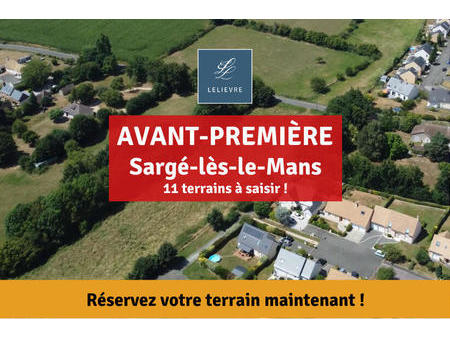vente terrain à sargé-lès-le-mans (72190) : à vendre / 251m² sargé-lès-le-mans
