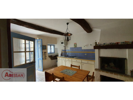 vente maison de village soubes  46m² 3 pièces 76 000€ avec balcon