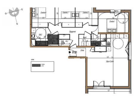 vente appartement 5 pièces 106 m² cognin (73160)