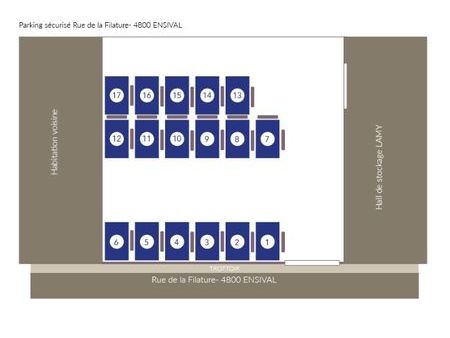 emplacement parking extérieur sécurisé