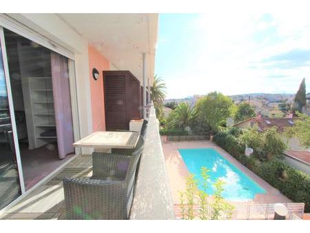 le cannet  ideal investissement locatif  studio  27m²  terrasse  piscine  parking  forte r