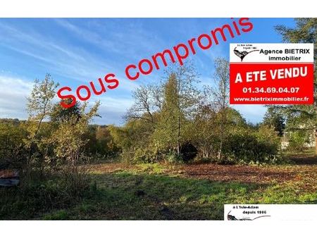 vente terrain 867 m² parmain (95620)