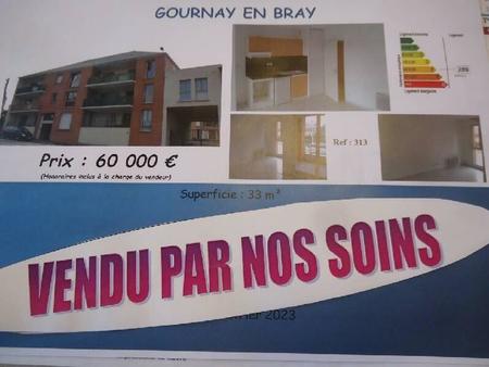 location appartement t1 à gournay-en-bray (76220) : à louer t1 / 33m² gournay-en-bray