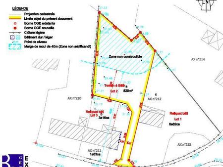 vente terrain à blain (44130) : à vendre / 300m² blain