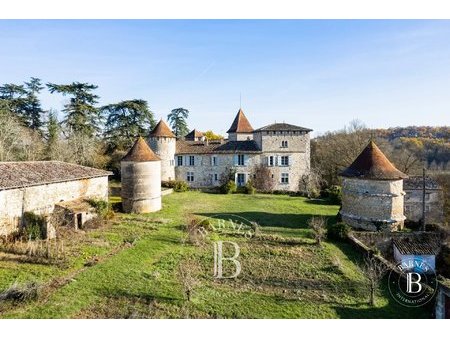 magnifique chateau medieval et renaissance dans le gers  sur 208 hectares