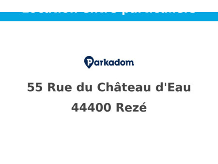 location parking rezé (44400)