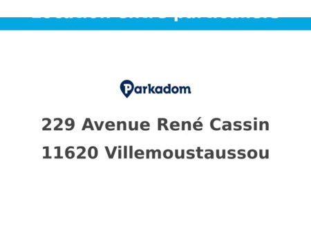 location parking villemoustaussou (11620)