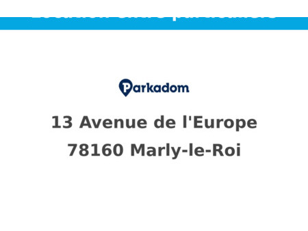 location parking marly-le-roi (78160)