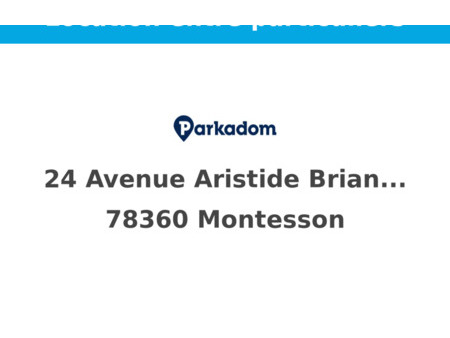 location parking montesson (78360)