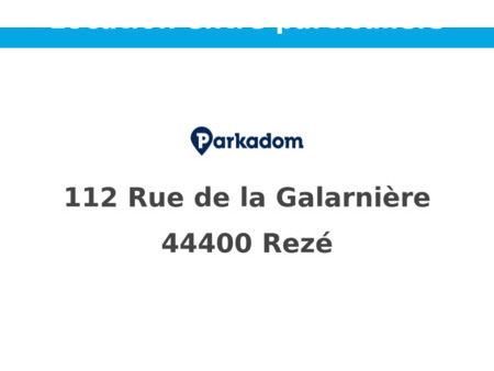 location parking rezé (44400)