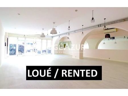 location commerce 2 pièces 62 m² antibes (06600)