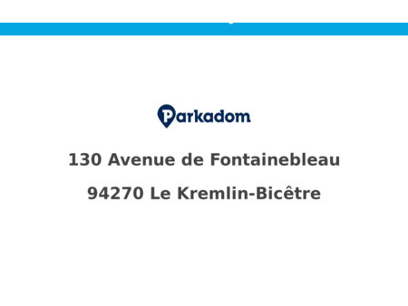 location parking le kremlin-bicêtre (94270)