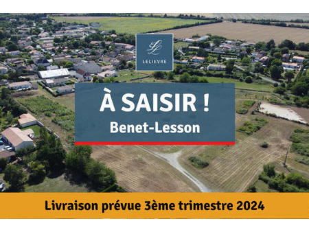 vente terrain à benet (85490) : à vendre / 520m² benet