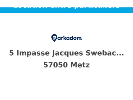 location parking metz (57050)