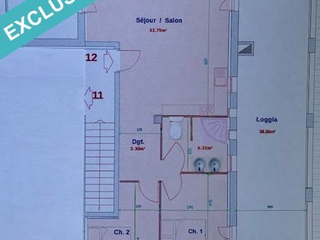vente appartement 3 pièces 65 m² à mollégès (13940)