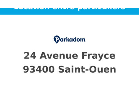 location parking saint ouen (93400)