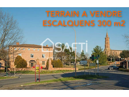 vente terrain 301 m² escalquens (31750)