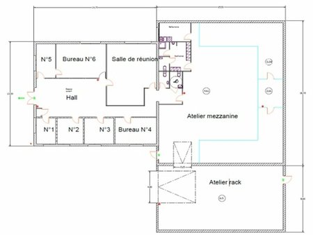 achat d'entrepôt de 630 m² à saint-junien - 87200