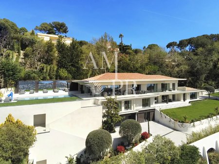 sublime villa contemporaine - vue panoramique baie de cannes