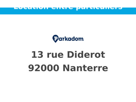 location parking nanterre (92000)