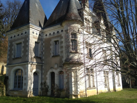 château en vente à amboise : authentique château du xvi° et de la fin du xix° avec vue imp