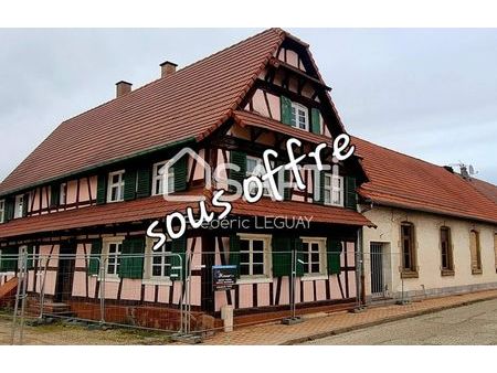 vente maison 7 pièces 240 m² offendorf (67850)