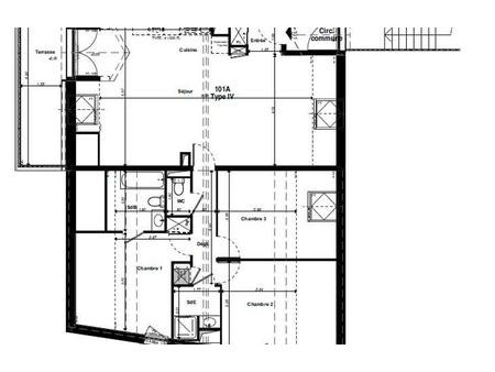 vente appartement 4 pièces 87 m² fondettes (37230)