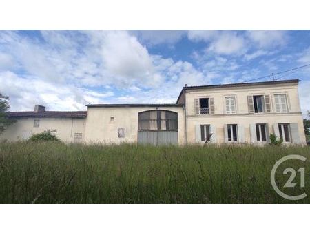 maison à vendre - 6 pièces - 168 m2 - berneuil - 17 - poitou-charentes