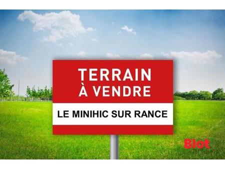 vente terrain au minihic-sur-rance (35870) : à vendre / 826m² le minihic-sur-rance