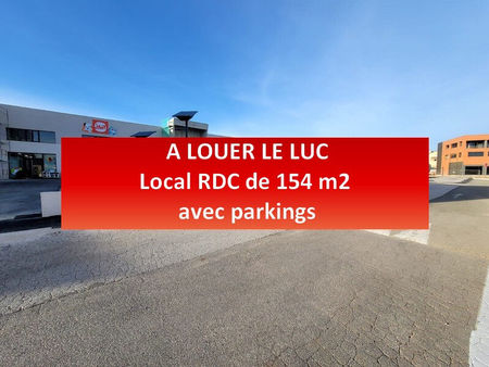 location local commercial  154.00m²  le luc