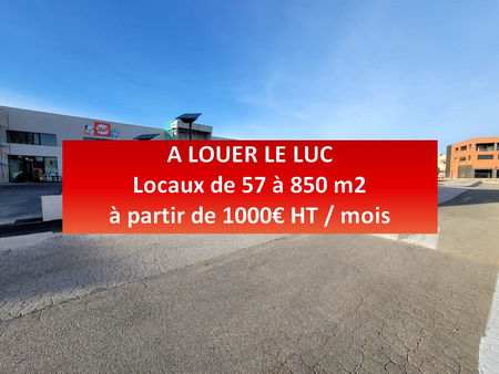 location local commercial  57.00m²  le luc