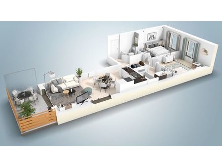 vente appartement 3 pièces 64.76 m²