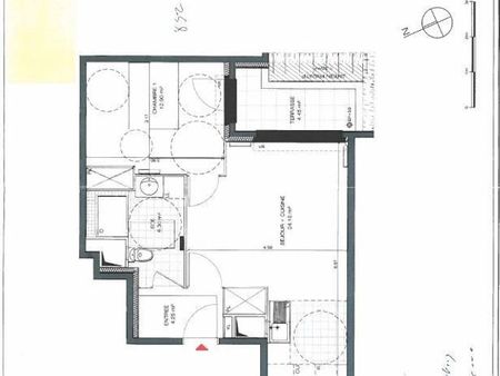 appartement f2 à louer - 2 pièces - 47 m2 - colombes - 92 - ile-de-france