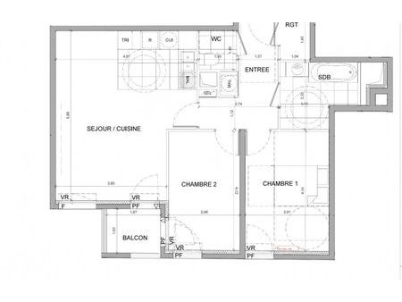 vente appartement 3 pièces 64 m² fontenay-sous-bois (94120)