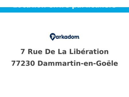 location parking dammartin-en-goële (77230)