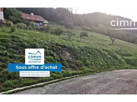 vente terrain 270 m² saint-pierre-de-chartreuse (38380)