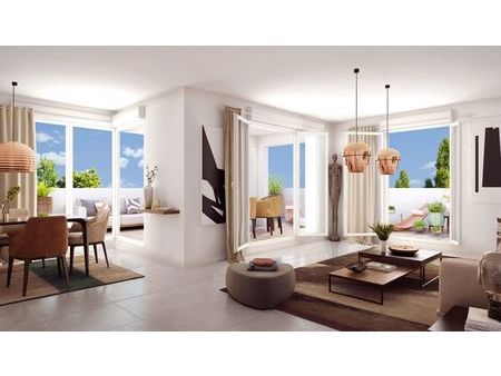 vente appartement neuf 4 pièces 77m2 marseille 6eme - 531500 € - surface privée