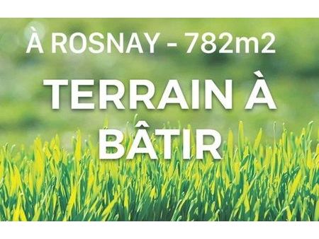 vente terrain 782 m² rosnay (51390)
