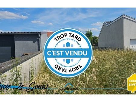vente terrain 550 m² haucourt-moulaine (54860)