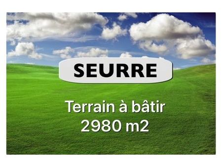 vente terrain 2980 m² seurre (21250)
